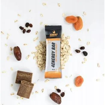 Energetická tyčinka 45g meruňka broskev 4ENERGY Bar sacharidy