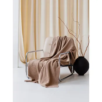 deka Deka Poszyte vlna 130 cm x 170 cm hnědá