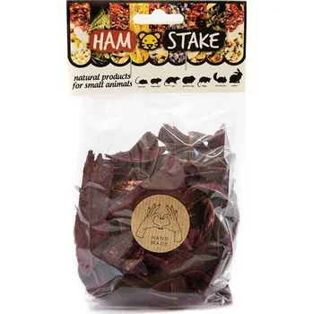 Krmivo pro hlodavce HamStake březové čipsy s červenou řepou 100g