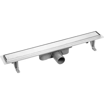 Odvodňovací žlab Laveo Sprchový odtokový žlab Basso 50 cm - COB_250D, nerez kartáčovaná