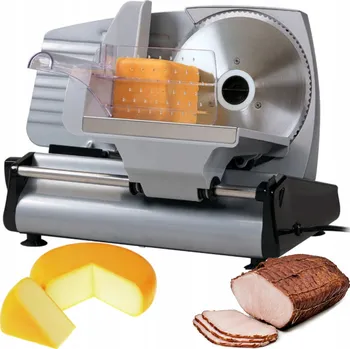 Kráječ na chleba Elektrický kráječ potravin, ruční, stříbrný/šedý, 400 W