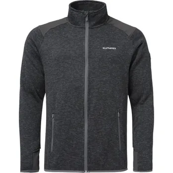Pánský svetr Klimatex NEVIS Pánský kombinovaný svetr, tmavě šedá, XL