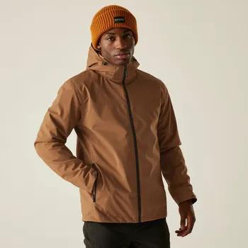 Pánská větrovka Pánská bunda 2v1 Regatta CORIVER hnědá/černá XL