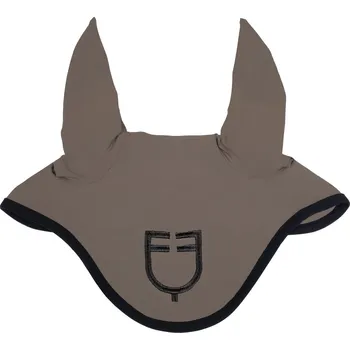 Koňská maska proti hmyzu Equestro Black Line Čabraka Barva: Oříšková, Velikost: Full