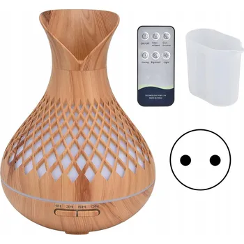 Zvlhčovač vzduchu ZVLHČOVAČ VZDUCHU 500ML S NOČNÍM SVĚTLEM DO LOŽNICE A KANCELÁŘE S DÁLKOVÝM OVLÁDÁNÍM