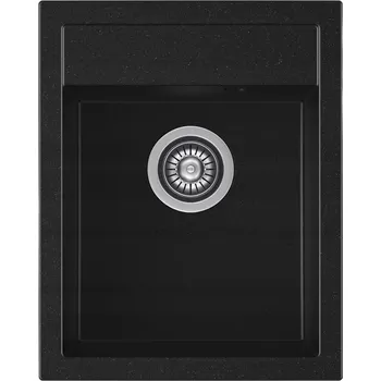 Granitový dřez Jednokomorový granitový dřez Moderno Piccolo černý