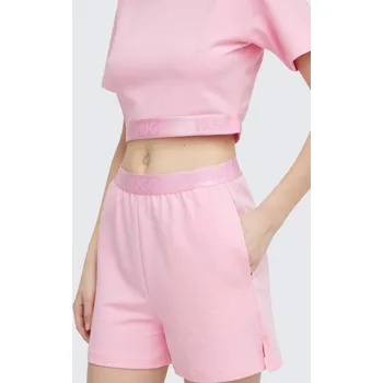 Dámské kraťasy HUGO SPORTY LOGO_SHORTS 50520498 růžové Velikost: XS