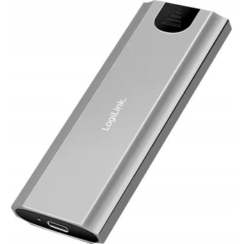 Příslušenství pro datový nosič Pouzdro / rámeček pro SSD M.2 NVMe disk LogiLink USB 3.2 Gen2 10 Gb/s USB-A/C
