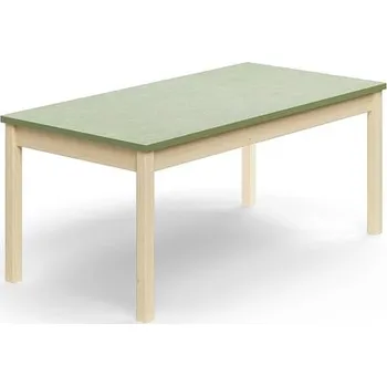 Psací stůl Stůl DECIBEL, 1400x700x590 mm, akustické linoleum, bříza/zelenošedá