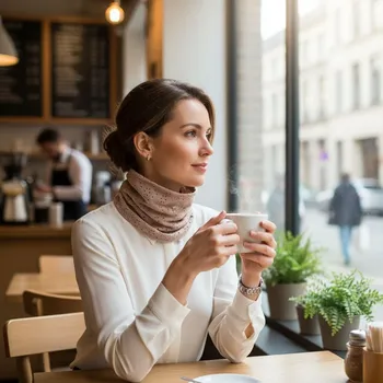 Nákrčník Ebbie Nákrčník madeira - STARORŮŽOVÝ Velikost: dětský mini