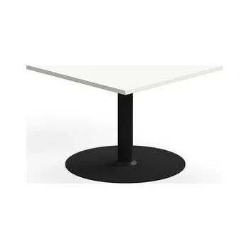 Konferenční stolek Konferenční stolek ALVA, 700x700x500 mm, vysokotlaký laminát, černá/bílá