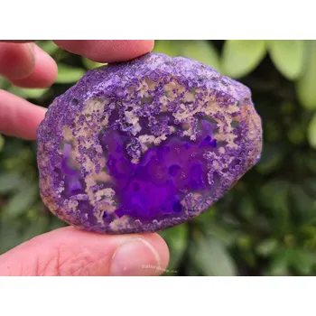 Přírodní kámen Achátový mini plátek Brazílie 28g