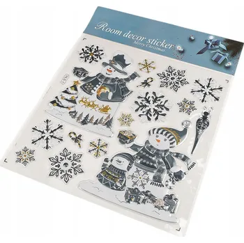 Vánoční dekorace Samolepky s vánočním motivem