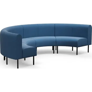 Pohovka Sedačka VARIETY, půlkruhová, vnitřní, potahová látka Pod CS, modrá