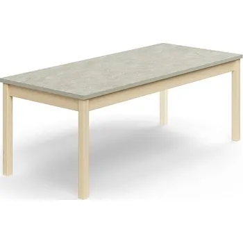 Psací stůl Stůl DECIBEL, 1600x700x590 mm, akustické linoleum, bříza/šedá