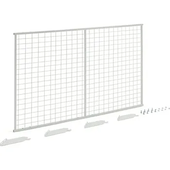 Dílenský regál Zadní drátěná stěna do regálu ULTIMATE, 1500x1850 mm