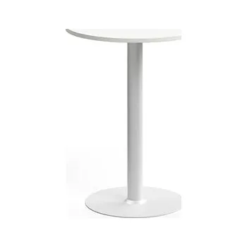 Jídelní stůl Barový stůl ALVA, Ø700x900 mm, vysokotlaký laminát, bílá