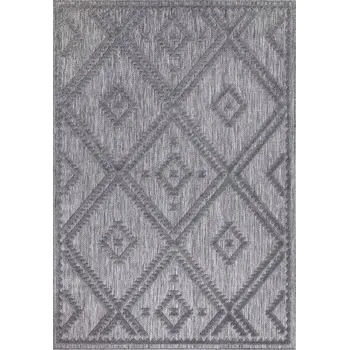 Koberec Koberec do exteriéru i interiéru kosočtverce Sanori 4540 Antracit 150x150