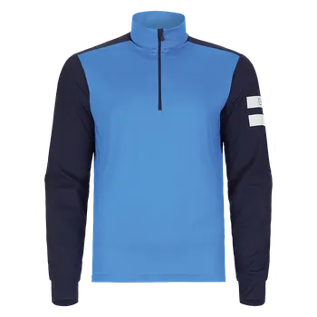 ONEMORE 671 - MICROFLEECE T-NECK HALF ZIP MAN PARROT/BLU ASSOLUTO/WHITE Velikost: M