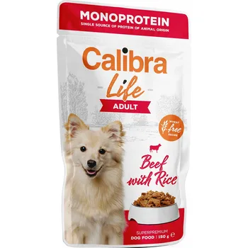 Krmivo pro psa CALIBRA DOG LIFE KAPSICKA PRO PSY DOSPĚLÉ HOVĚZÍ 150G