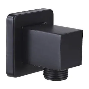 Sprchový držák Laveo Sprchový podomítkový vývod Kvadrato - NPQ_761K, černá