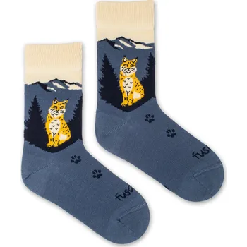 Dámské ponožky Dětské ponožky Rys ostrovid L (31-34)