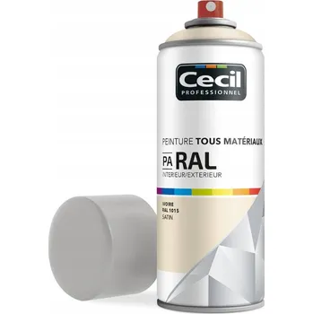 Barva ve spreji AKRYLOVÝ LAK VE SPREJI RAL 1015 Light Ivory KRÉMOVĚ BÉŽOVÝ Polomatný Satén