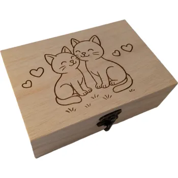 Dary dřeva Krabička - kočičky