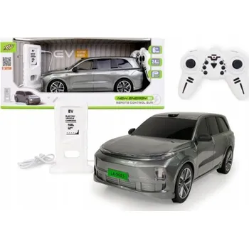 autíčko Auto 176807 na dálkové ovládání s nabíjecí stanicí, černé