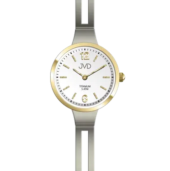 Hodinky JVD Dámské luxusní zlacené titanové hodinky JVD J5034.3