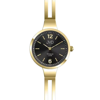 Hodinky JVD Dámské luxusní zlacené titanové hodinky JVD J5034.2