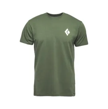 Pánské tričko Black Diamond SS Equipment For Alpinist Tee Men Tundra zelená M