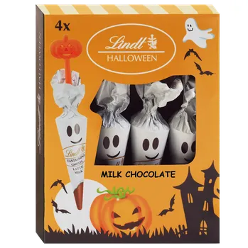 Čokoláda LINDT Duchové z mléčné čokolády 4 x 54 g