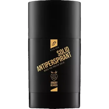 Angry Beards Solid Antiperspirant Ryan Run 50 ml - Tuhý antiperspirant pro muže s vůní dřevin a citrusů