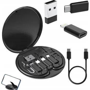 Sada adaptérů Hello Case 5v1 USB-C na Lightning/Micro USB