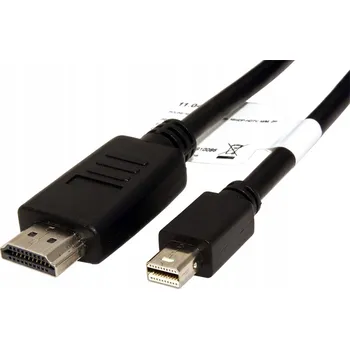 Video kabel ROLINE DisplayPort - HDMI kabel, miniDP(M) -> HDMI M, 4,5m