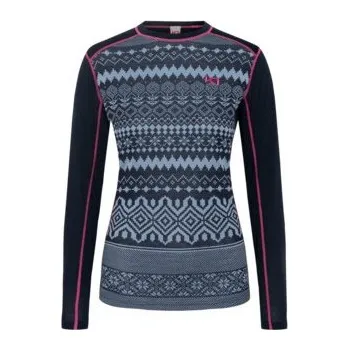 Dámské triko Kari Traa Live Ls Velikost: M / Barva: modrá