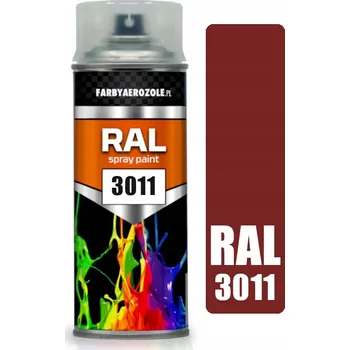 Barva ve spreji AKRYLOVÝ LAK ve spreji RAL 3011 BRAUNROT Hnědočervená 400ml Lesklý