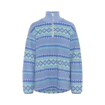 Dámská mikina Kari Traa RUTHIE MIDLAYER HZ IRIS/PASTEL LIGHT BLUE modrá S