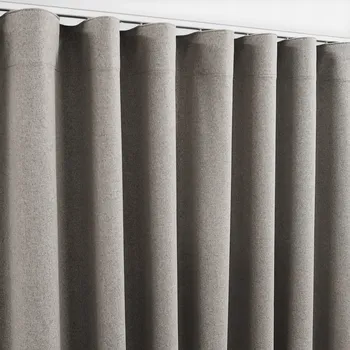 Obraz ZATEMŇOVACÍ ZÁVĚSY NA PÁSCE 250x110 CM ŠPINAVĚ BÉŽOVÁ 100% BLACKOUT PURE NA WY