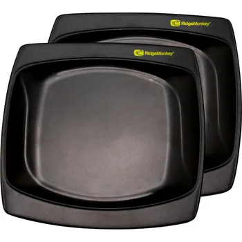 Kempingové nádobí RidgeMonkey Talíř DLX Standard Plate Twin Pack