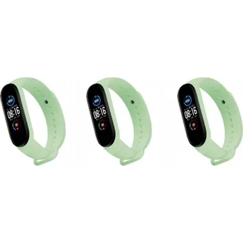 Řemínek na hodinky 3x Řemínek pro Xiaomi Mi Band 3 4 Náhradní řemínek Pistáciová Kena Top Barva