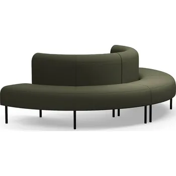 Pohovka Sedačka VARIETY, půlkruhová, vnější, potahová látka Blues CSII, olivová