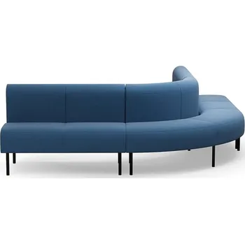 Pohovka Rohová sedačka VARIETY, 90°, vnější, potahová látka Pod CS, modrá