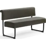 Pohovka START, 1400 mm, textilní potah, olivově zelená, černá