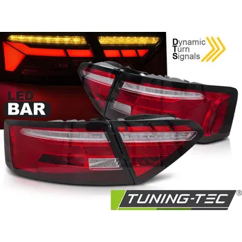 Cizojazyčná kniha LED BAR TAIL LIGHTS RED WHITE SEQ fits AUDI A5 11-16 OEM BULB
