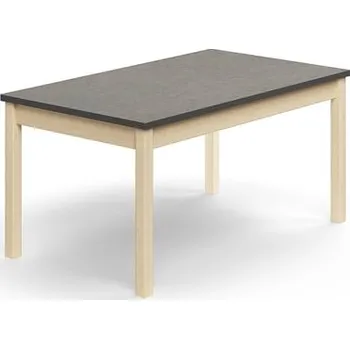 Psací stůl Stůl DECIBEL, 1200x700x590 mm, akustické linoleum, bříza/tmavě šedá