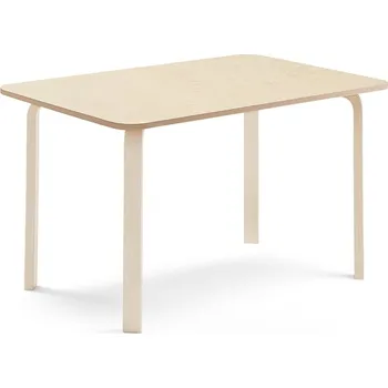 Zahradní stůl Stůl ELTON, 1400x700x710 mm, bříza, akustické linoleum, béžová