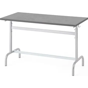 Zahradní lavice Školní lavice 184, stříbrná/tmavě šedá