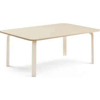 Psací stůl Stůl ELTON, 1800x700x530 mm, bříza, akustická HPL deska, bříza